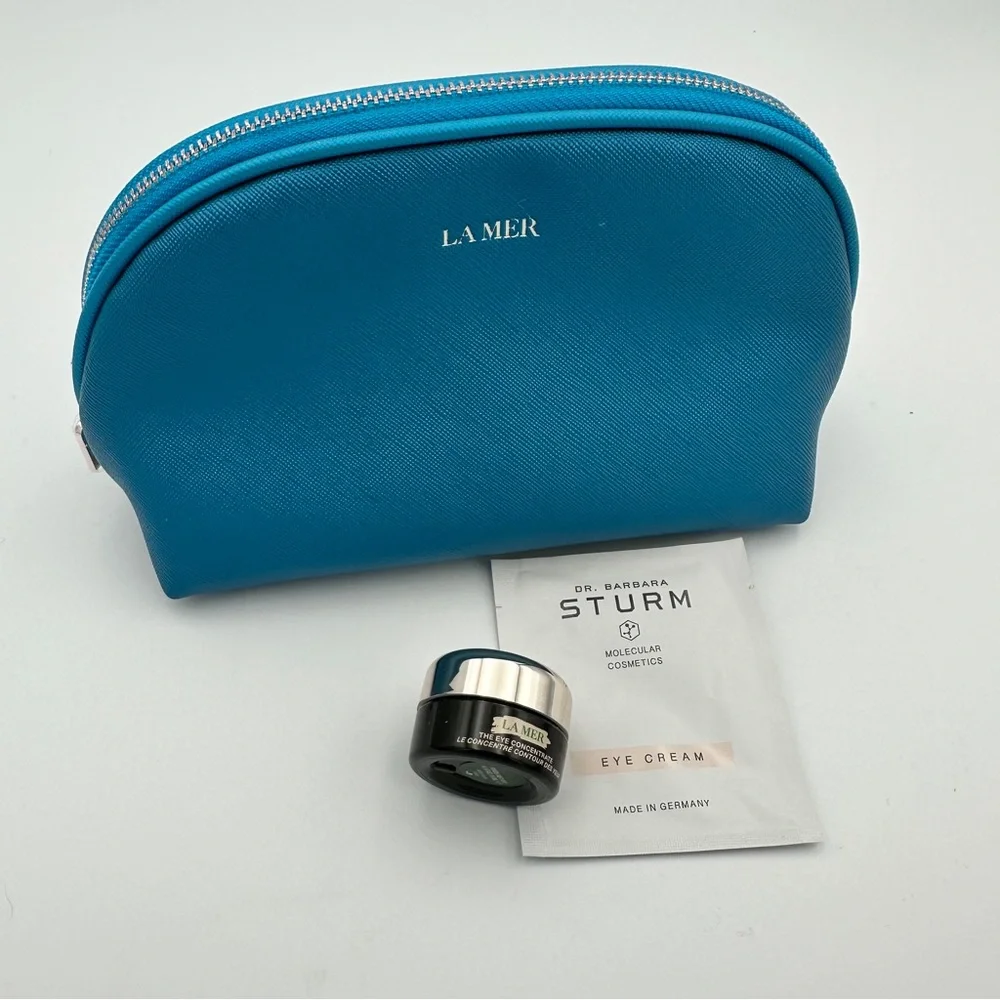 La Mer Cosmetic Bag Travel Pouch Case with Samples Beauty‎ Luxury Vacation Skin